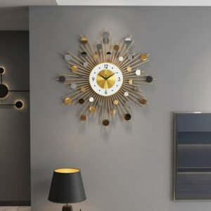 Nordic Giant Wall Clock Modern Design Silent Luxury Mechanic Art Apartamento Living Room Horloge Murale Home Accessories ZP50WC 1