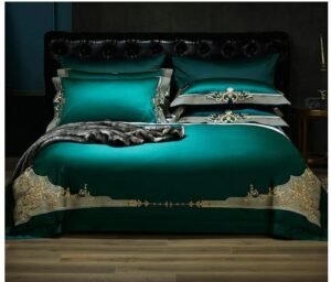 Luxury 1000TC Egyptian Cotton Royal Bedding set Europe Premium Chic Embroidery Duvet cover Bed sheet set US Queen King size 1