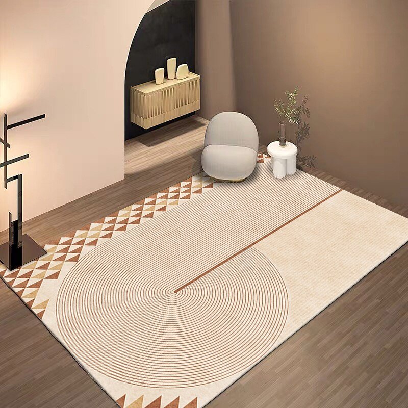 Modern Minimalist Living Room Decorative Carpet Home Bedroom Bedside Soft Carpets Light Luxury Study Room Cloakroom Non-slip Rug 1