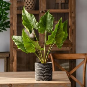 78cm 7 Heads Tropical Monstera Large Artificial Plants PU Fake Palm Tree Real Touch Turtle Leaves For Home Office Garden Decor 1