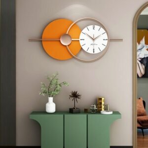 Luxury Creativity Wall Clock Silent Round Wall Clock Modern Design Living Room Relogio De Parede Wall Decorations LL50WC 1