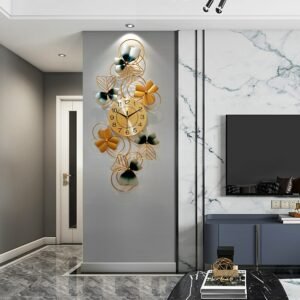 Creative Silent Wall Clocks Chinese Style Luxury Large Modern Art Wall Clocks Living Room Reloj De Pared Home Accessories ZP50ZB 1