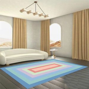 Girl Ins Style Gradient Color Bedroom Bedside Carpet Living Room Sofa Coffee Table Rug Room Decoration Office Large Area Carpets 1