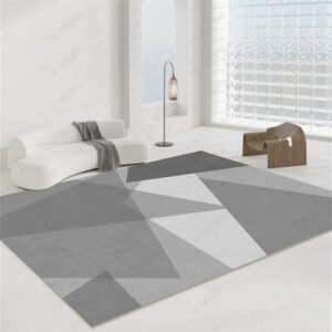 Nordic Luxury Living Room Sofa Coffee Table Carpet Geometric Hotel Homestay Decoration Carpet Home Bedroom Bedside Non-slip Rug 1