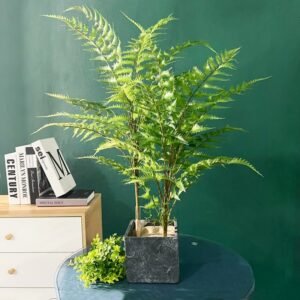 70cm 14Heads Tropical Artificial Palm Plants Large Palm Tree Branch Plastic Persian Leaves Fake Monstera Foliage Jungle Grass 1