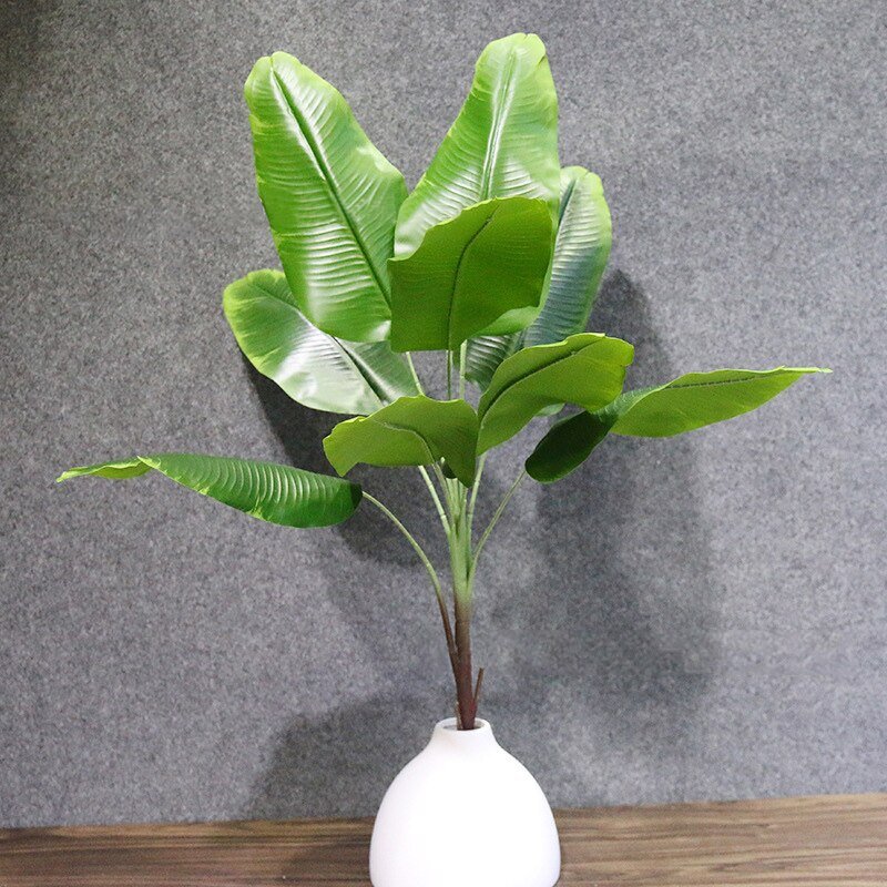 82cm Large Artificial Plants Tropical Banana Trees Palm Leaves Fake Plant Branch Plastic Green Leaf Home Party Jungle Decoration 4