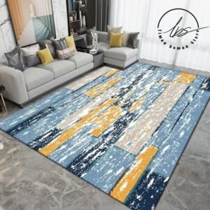Nordic Home Decoration Carpets Artistic Abstract Carpet Study Living Room Bedroom Rug Kitchen Anti-slip Dirt Resistant Mats 1