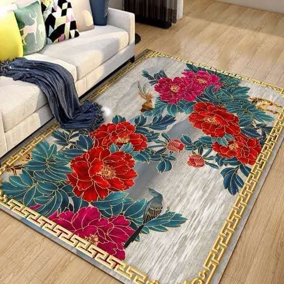New Chinese Style Living Room Carpet High-end Home Decoration Sofa Coffee Table Rectangle Carpets Study Room Large Area Rugs 6