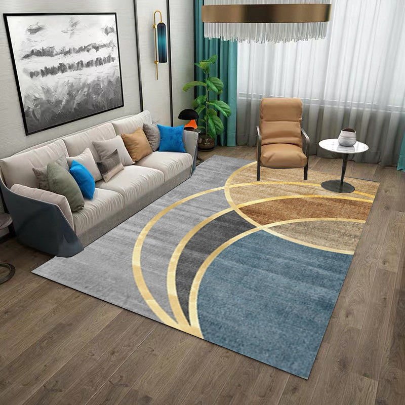 Nordic Geometric Abstract Carpet Living Room Large Area Rugs Non-slip Entrance Floor Mat Modern Home Decoration Bedroom Carpets 5