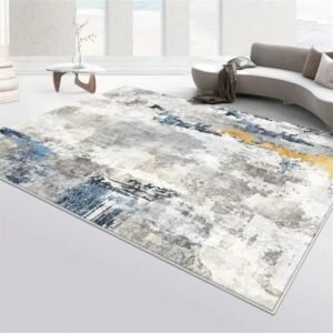 Nordic Abstract Living Room Decoration Carpet Ink Study Room Cloakroom Non-slip Carpets Simple Balcony Bathroom Porch Entry Rug 1