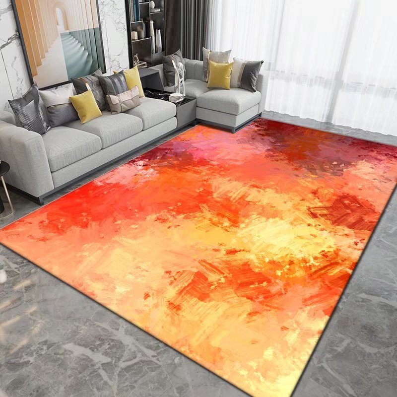 Home Decorate Bedroom Living Room Carpet Colorful Abstract Kitchen Dirt Resistant Rug Lounge Non-slip Rugs Entry Porch Floor Mat 1