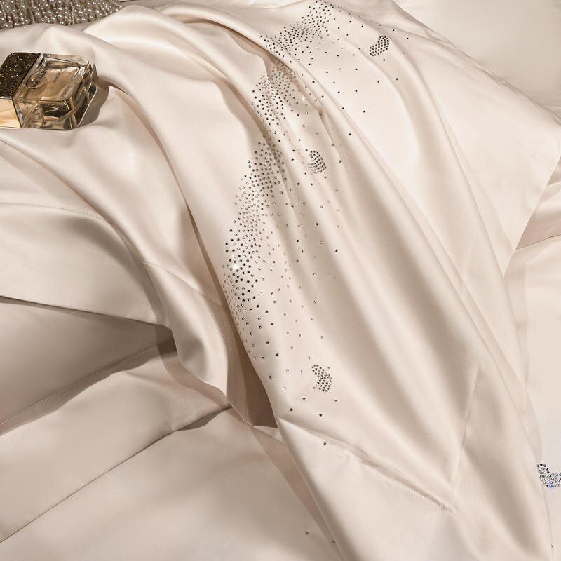 Chic Diamond star Duvet cover set Soft Long Staple Cotton Gorgeous Bedding set Bed sheet Pillowcases Double Queen King size 4Pcs 4