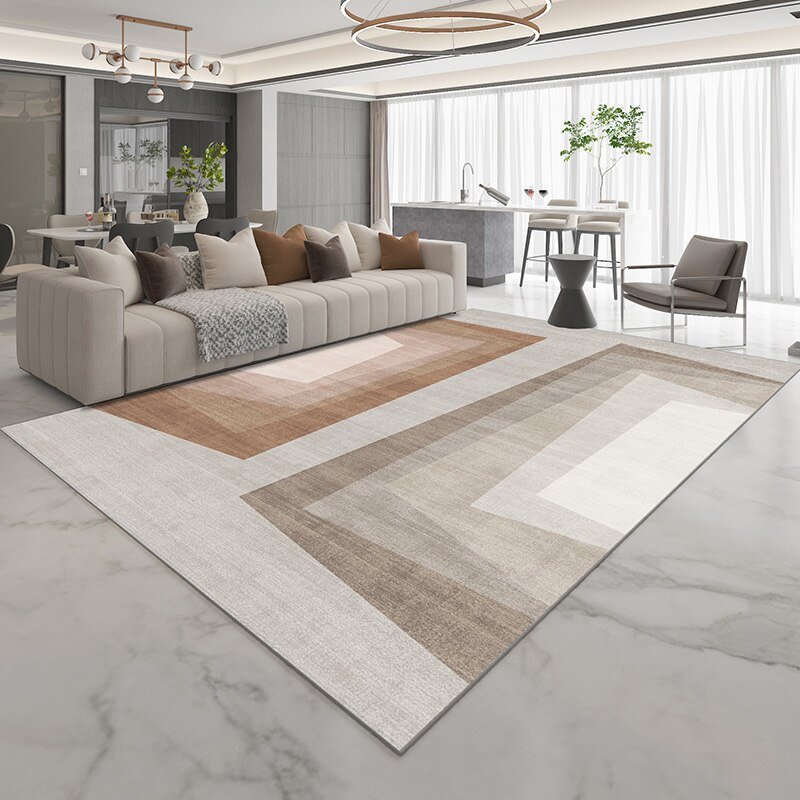 Modern Minimalist Living Room Sofa Coffee Table Carpet Bedroom Light Luxury Carpets Home Study Balcony Large Area Non-slip Rugs 3