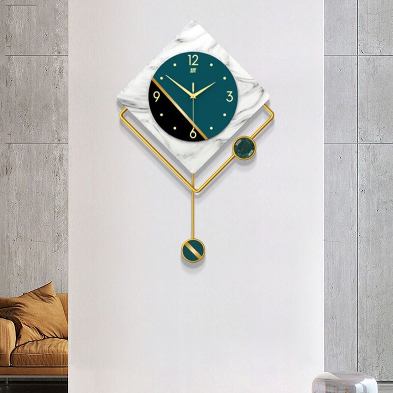 Quiet Industrial Luxury Wall Clock Large Glass Electronic Vintage Wall Clock Metal Modern Reloj Pared Wall Clock Free Shiping 3