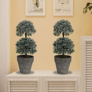 30cm Tropical Eucalyptus Tree Artificial Plants Potted Fake Olive Leaf Bonsai Mini Desktop Landscape For Home Office Gift Decor 1
