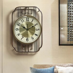 Nordic Vintage Wall Clock Living Room Creativity Large Silent Wall Clock Modern Design Reloj De Pared Metal Wall Art LL50WC 1