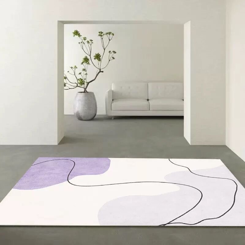 Modern Light Luxury Lounge Bedside Soft Carpet Bedroom Living Room Decoration Carpets Nordic Home Study Cloakroom Non-slip Rug 4