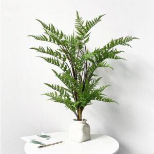 70/93cm Large Artificial Palm Tree Plastic Fern Leaf Tropical Plant Big Fake Cypress Tree Branch For Home Garden Christmas Decor 1