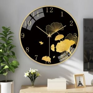 Nordic Silent Wall Clock Luxury Digital Arabic Gold Minimalist Wall Clock Modern Design Living Room Wandklok Home Decor ZP50BG 1