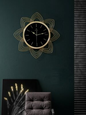 Nordic Luxury Wall Clock Living Room Large Metal Gold Wall Clock Modern Design Silent Reloj De Pared Wall Decor LL50WC 1