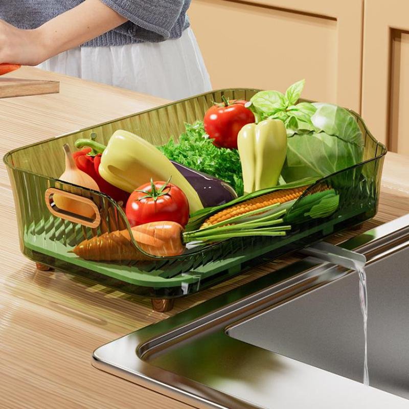 2023 New Multi-function Kitchen Dish Drainer for Sink Tableware Drainboard Vegetable Fruits Cup Mug Dryer Rack Counter Organizer 2