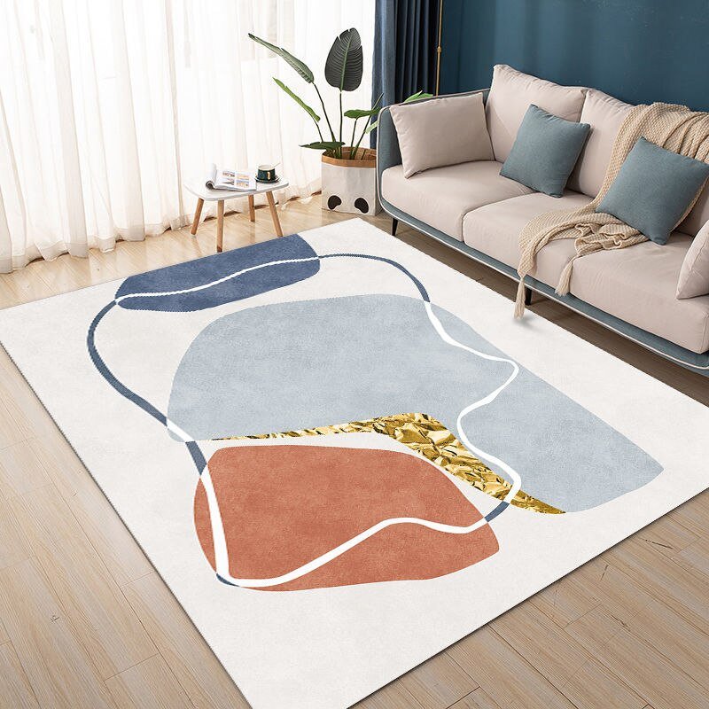 Nordic Living Room Carpet Home Bedroom Large Area Coffee Table Rugs Room Decoration Bedside Floor Mats Kitchen Non-slip Carpets 5