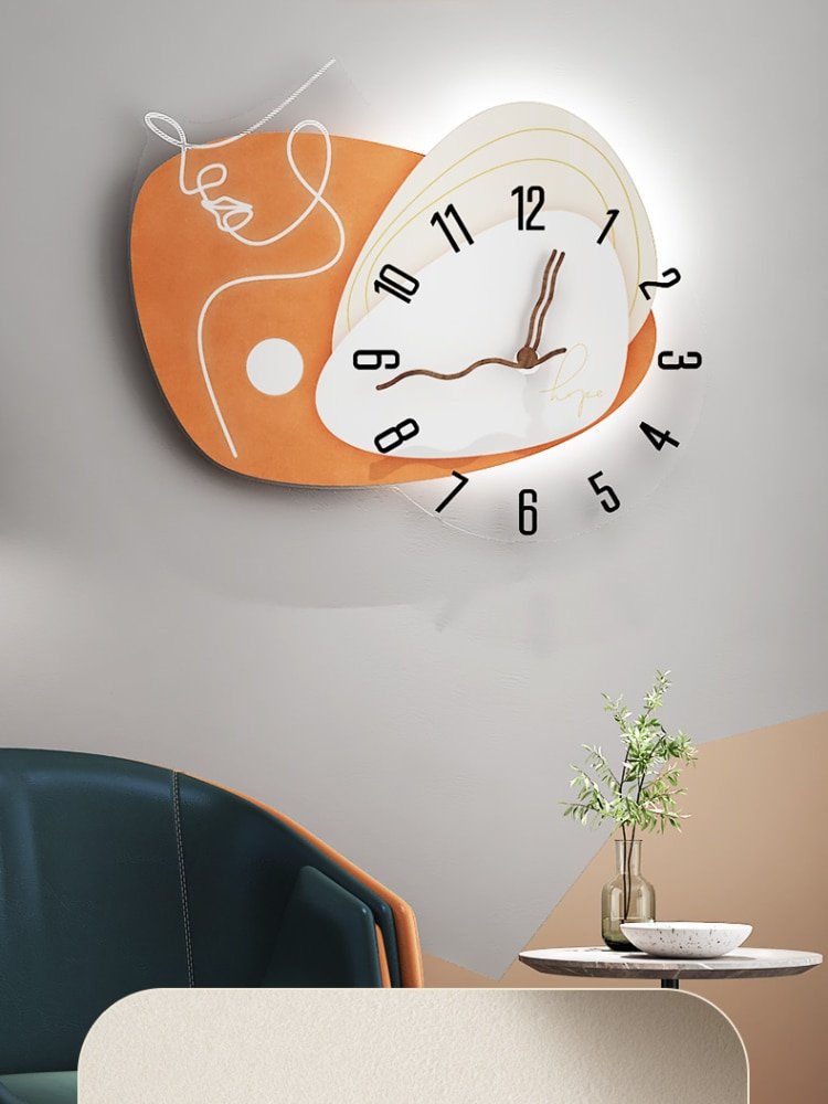 Luxury Wall Clock Wall Clock Living Room Large Silent Acrylic Wall Clock Modern Design Reloj Pared Grande Home Decor LL50WC 6