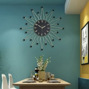 Large Room Design Wall Clocks Modern Living Room Kitchen Bathroom Silent Clock Mechanism Quartz Horloge Murale Room Decor YH 1