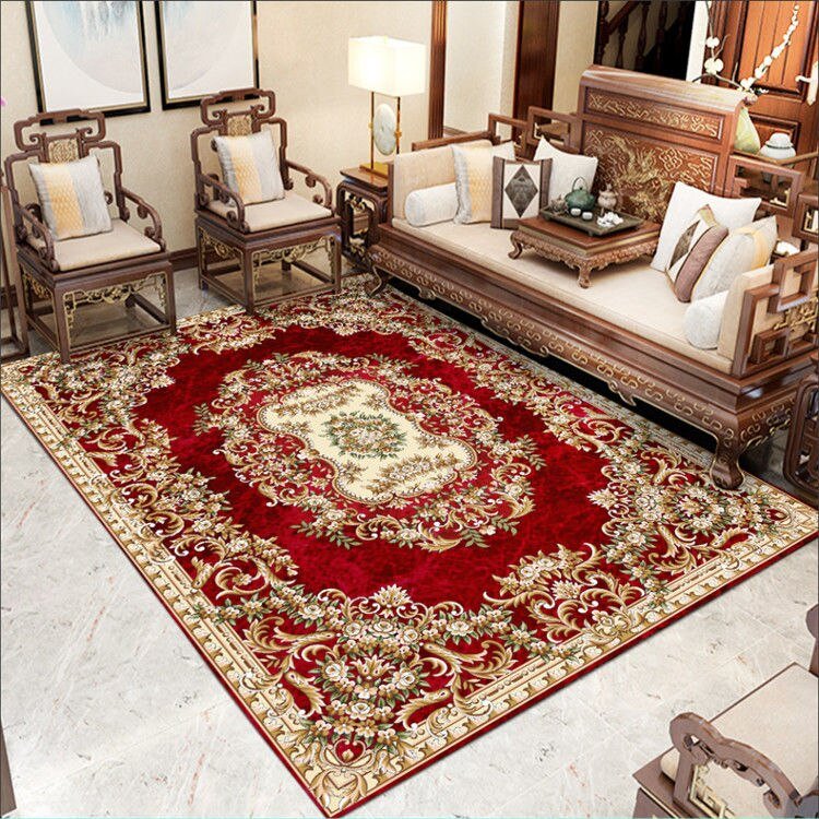 Modern Light Luxury Bedroom Bedside Carpet Persian Style Living Room Coffee Table Mat Home Kitchen Non-slip Rugs Entrance Mats 6
