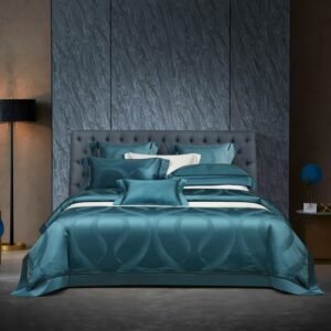 1000TC Egyptian Cotton Jacquard Chic Exquisite Hollow Out Duvet cover Super King Family size Bedding set Bed Sheet Pillowcases 1
