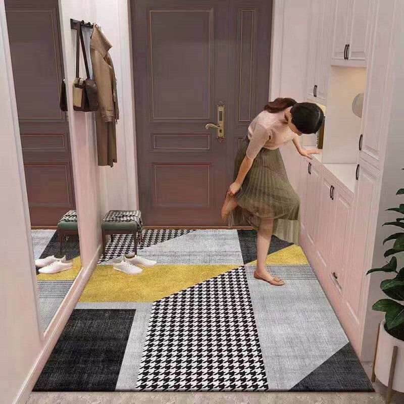 Modern Minimalist Living Room Carpet Geometric Printing Entrance Door Mat Nordic Style Kitchen Non-slip Mats Home Decorative Rug 6