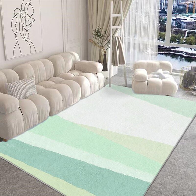 Modern Minimalist Geometric Living Room Carpet Bedroom Study Cloakroom Carpets Thickened Non-slip Rug Home Sofa Coffee Table Mat 3