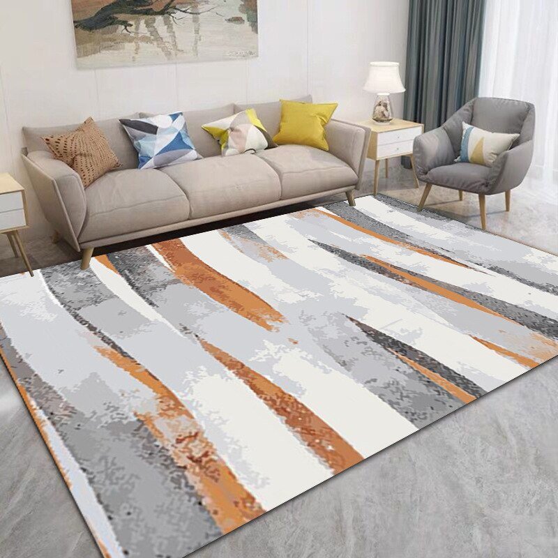 Modern Minimalist Carpet Home Decoration Living Room Bedroom Carpets Nordic Geometric Printing Sofa Coffee Table Mat Kitchen Rug 1