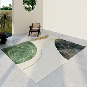 Nordic Minimalist Carpet Green Corridor Carpets Living Room Sofa Coffee Table Non-slip Rug Study Balcony Mat Bedroom Large Rugs 1