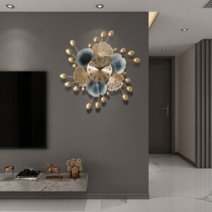 Industrial Arabic Bedroom Wall Clock Modern Design Big Creative Luxury Wall Clock Quiet Round Battery Reloj Pared Home Decor 1