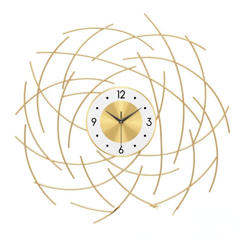 Industrial Battery Bedroom Wall Clock Modern Design Large Quiet Wall Clock Nordic Gold Reloj Pared Wall Clock Free Shiping ZP50 5