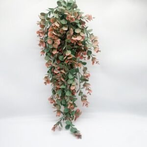 76cm 5pcs Artificial Eucalyptus Tree Branch Faux Plants Plastic Wall Hanging Leafs Christmas Vine For Home Outdoor Wedding Decor 1