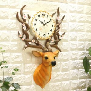 Deer Nordic Digital Creative Wall Clocks Livingroom Silent Large Diy Wall Clock Modren Design Relogio De Parede Home Decor LL50 1