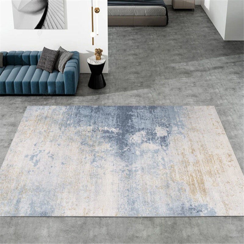 Home Decoration Living Room Carpet Bedroom Light Luxury Simple Carpets Washable Study Rugs Non-slip Stain-resistant Floor Mats 2