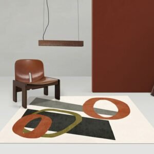 Modern Geometric Living Room Sofa Coffee Table Carpet Light Luxury Study Room Cloakroom Non-slip Rug Home Bedroom Bedside Rugs 1
