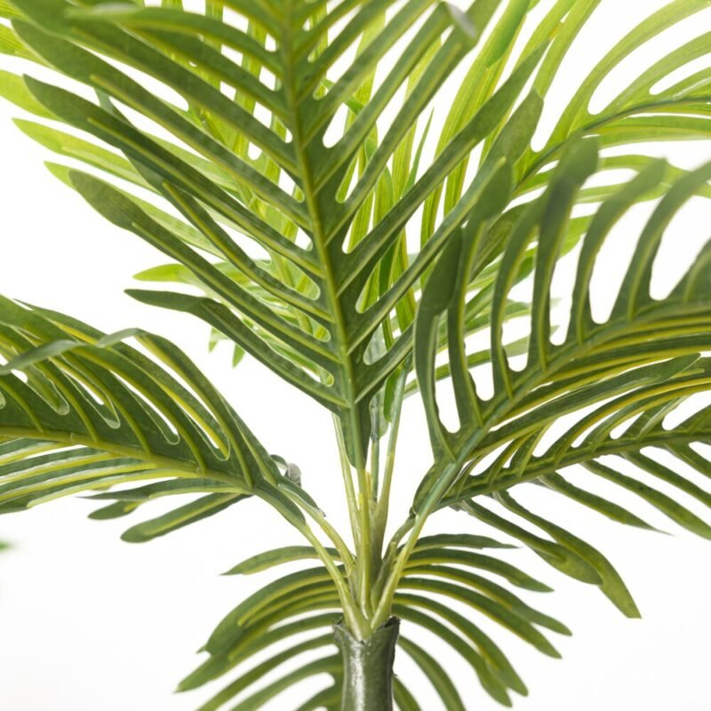 60/65cm Fake Palm Tree Artificial Plants Plastic Monstera Tropical Tree False Fan Plant Branches For Home Garden Desk Shop Decor 3