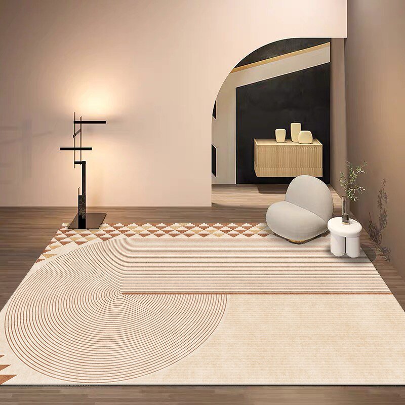 Modern Minimalist Living Room Decorative Carpet Home Bedroom Bedside Soft Carpets Light Luxury Study Room Cloakroom Non-slip Rug 2