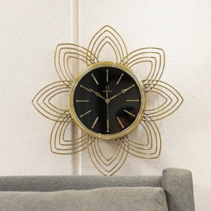 Industrial Nordic Luxury Wall Clock Quiet Living Room Big Metal Gold Wall Clock Modern Design Silent Reloj De Pared Home Decor 1