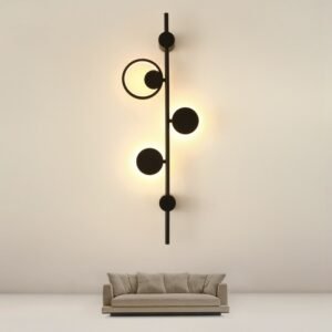 Nordic Designer Led Iron Wall Lamp for Hallway Aisle Stairs Bedside House Decor Sconce Luminaire Lighting Atmosphere Light  бра 1