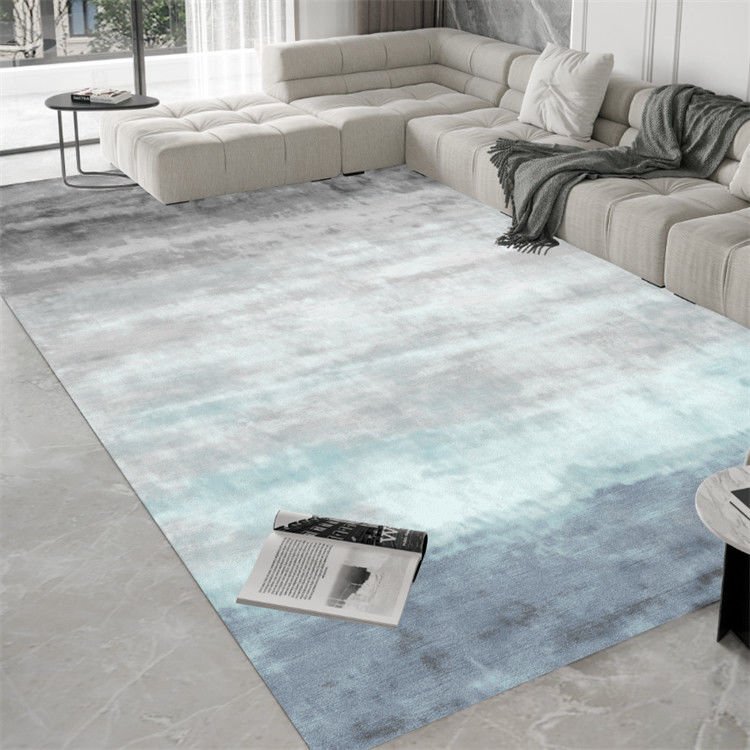 Gradient Light Luxury Carpet Simple Living Room Coffee Table Rug Home Bedroom Bedside Carpets Non-slip Anti-fouling Entrance Mat 3