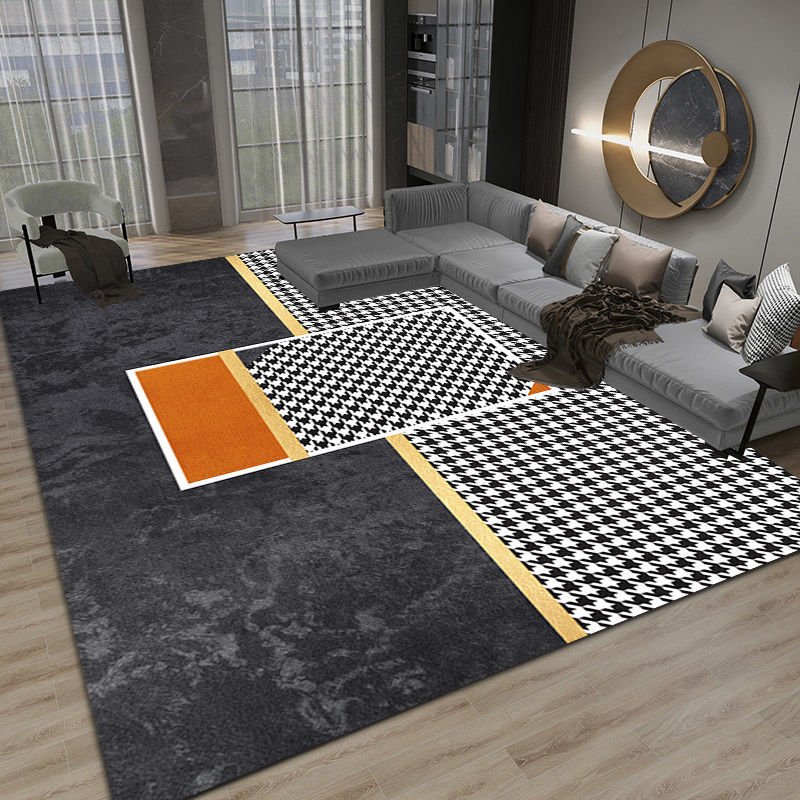 Light Luxury Nordic Sofa Coffee Table Carpet Bedroom Large Area Rug Living Room Dirt-resistant Floor Mat Home Entrance Door Mats 4