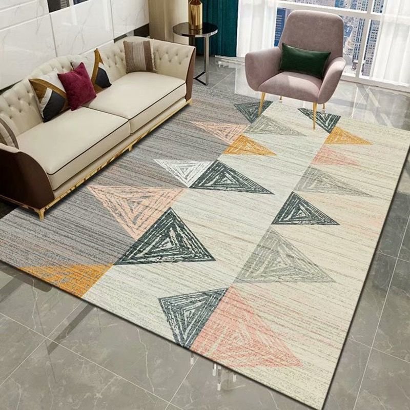 Nordic Style Living Room Coffee Table Carpets Geometric Line Pattern Carpet Simple Girl Bedroom Bedside Rug Home Decoration Rugs 4