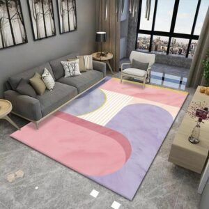 Anti-slip and Dirt-resistant Door Mats Home Decoration Carpets Living Room Coffee Table Rugs Nordic Style Bedroom Washable Rug 1
