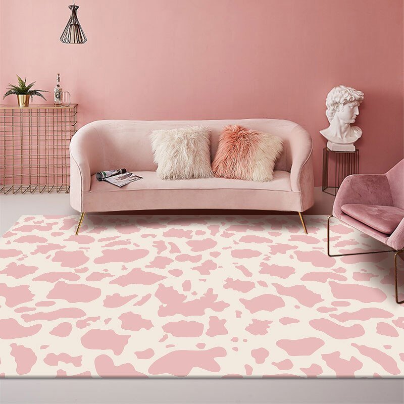 Fashion Leopard Print Living Room Decoration Carpet Home Bedroom Bedside Soft Rug Light Luxury Study Room Cloakroom Fluffy Rugs 2