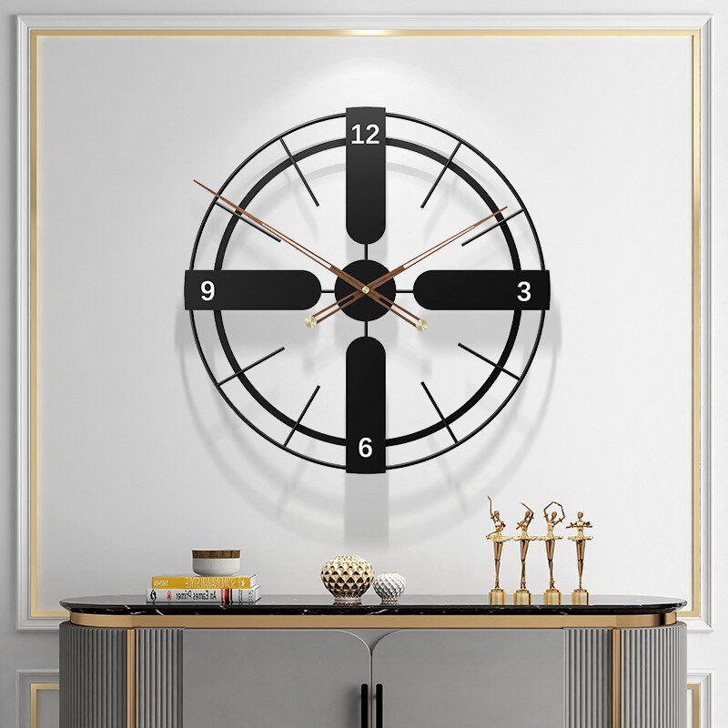 Silent Creative Wall Clock Mechanism Large Bedroom Giant Simple Art Office Wall Clock Living Room Reloj De Pared Home Decoration 2